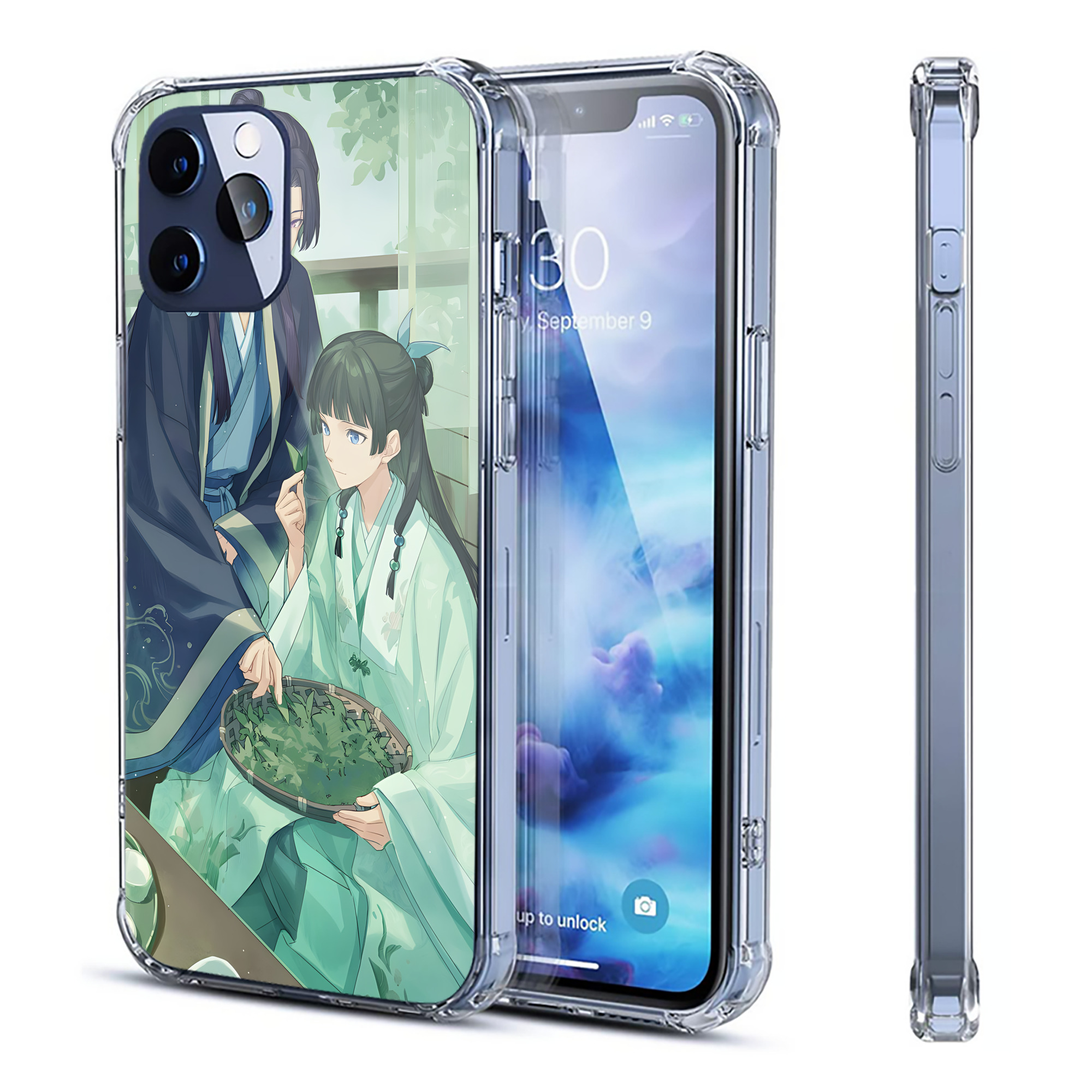 （画像用） 薬屋のひとりごと The Apothecary Diaries 【iPhone 12シリーズ対応】透明スマホケース（クリアソフトケース）